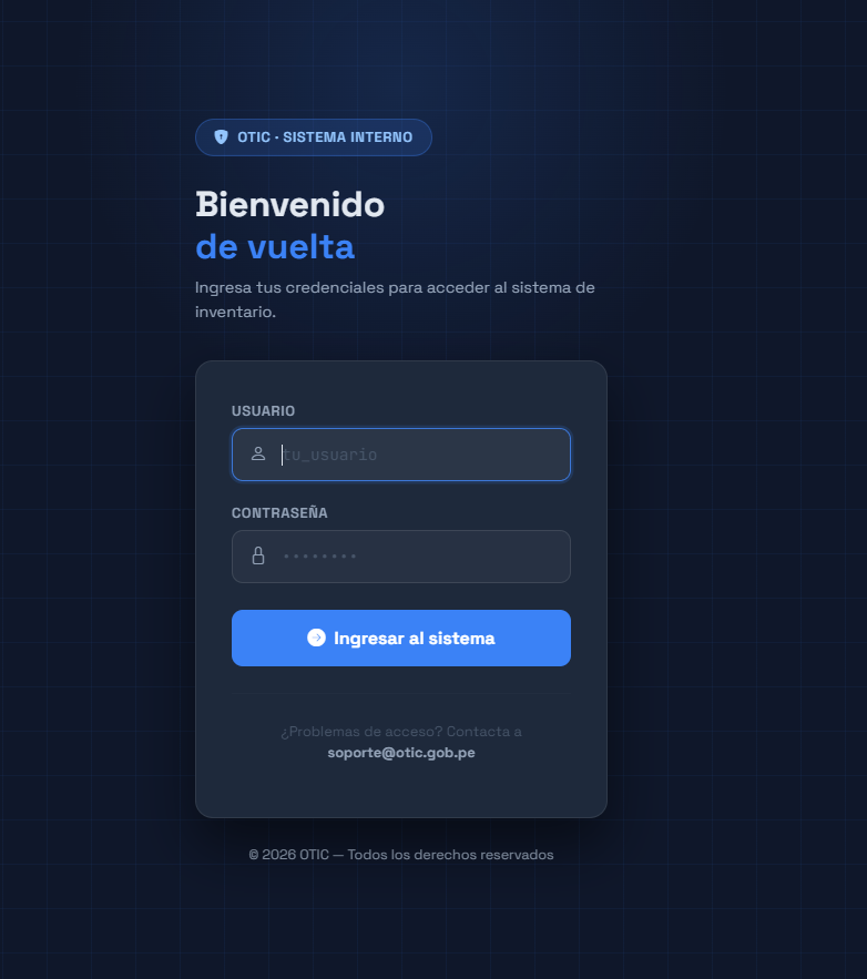 Sistema de Inventario